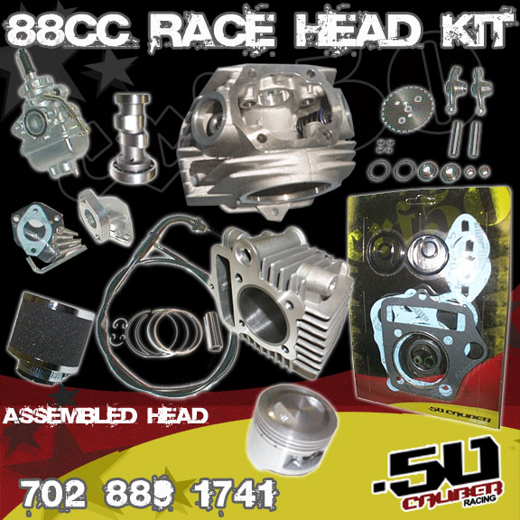 Honda Trail Bikes CRF XR50 88cc Race Head BIG BORE KIT xr50 crf50 z