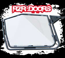 black and white RZR Door