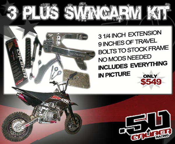 Honda crf50 extended swingarm #4