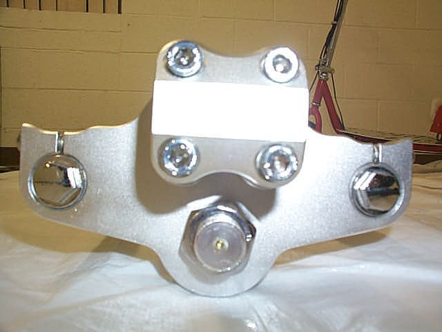 silver tripple clamp